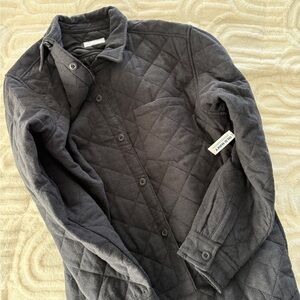 NWT Old Navy Men's Quilted Jacket - Charcoal/Navy